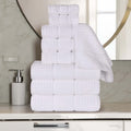 Napa Zero Twist Cotton Waffle 9 Piece Bathroom Towel Set