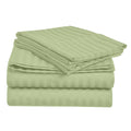 Fresh Home 1000 Thread Count Egyptian Quality Cotton Deep Pocket Dobby Stripe Sheet Set