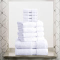 Egyptian Cotton Pile Heavyweight 10-Piece Towel Set