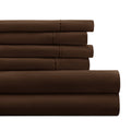 Double Brushed Deep Pocket 6 Piece Sheet Set