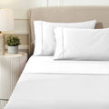 Egyptian Cotton 1200 Thread Count Eco-Friendly Solid or Embroidered Sheet Set