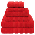Luxury 6 Piece Towel Set, 2 Bath Towels 2 Hand Towels 2 Washcloths, 100% Cotton Turkish Towels for Bathroom