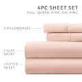 Double Brushed Deep Pocket 6 Piece Sheet Set