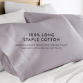 Solid Cotton Pillowcase 2 Piece Set