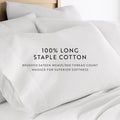 Solid Cotton Pillowcase 2 Piece Set