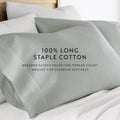 Solid Cotton Pillowcase 2 Piece Set