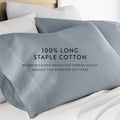 Solid Cotton Pillowcase 2 Piece Set
