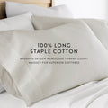 Solid Cotton Pillowcase 2 Piece Set