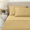 Egyptian Cotton 1200 Thread Count Eco-Friendly Solid or Embroidered Sheet Set