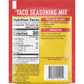 Dash Salt-Free Taco Seasoning Mix, Kosher, 1.25 Oz. Packet
