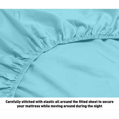 Fresh Home 1000 Thread Count Egyptian Quality Cotton Deep Pocket Dobby Stripe Sheet Set
