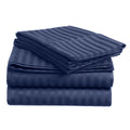 Fresh Home 1000 Thread Count Egyptian Quality Cotton Deep Pocket Dobby Stripe Sheet Set