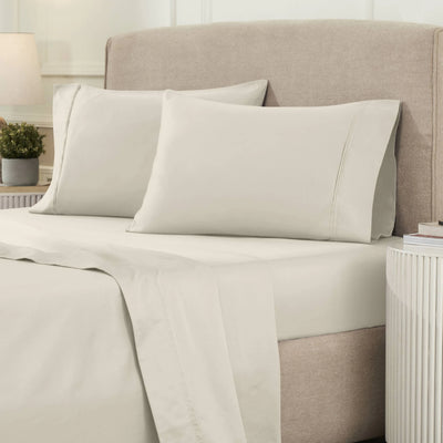 Egyptian Cotton 1200 Thread Count Eco-Friendly Solid or Embroidered Sheet Set