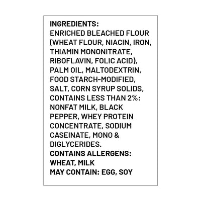 Pioneer Peppered Gravy Mix, 2.75 Oz – Deliciously Smooth Gravy for Meats, Biscuits, and More – Easy-To-Make Flavorful Meal Addition