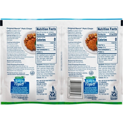 Hidden Valley Gluten Free Original Ranch Salad Dressing and Seasoning Mix, 1 Oz, 2 Pack