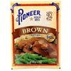 Pioneer Brown Gravy Mix, 1.61 Oz – Makes 2 Cups of Rich, Savory Gravy – Just Add Water for a Quick, Delicious Meal Addition