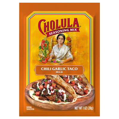 Cholula Chili Garlic Taco - Mild Recipe Mix, 1 Oz Envelope