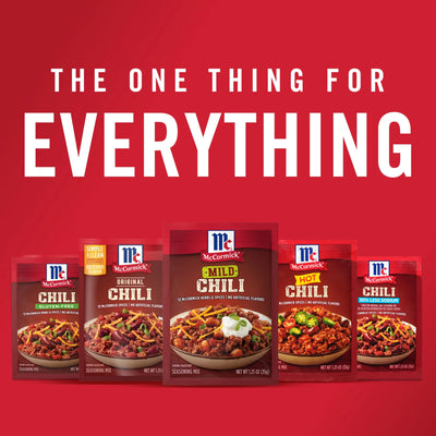 Mccormick Mild Chili Seasoning Mix, 1.25 Oz Envelope