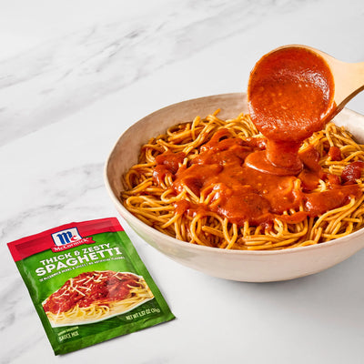 Mccormick Gluten Free Thick and Zesty Spaghetti Sauce Seasoning Mix, 1.37 Oz Envelope