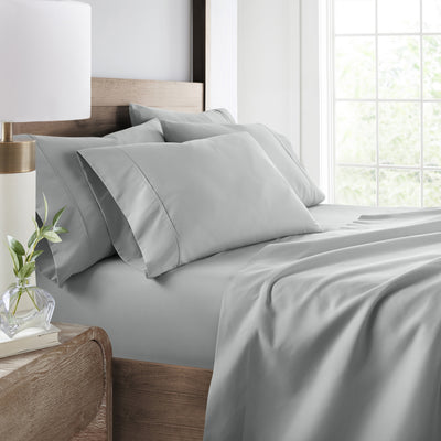 Double Brushed Deep Pocket 6 Piece Sheet Set