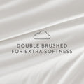 Double Brushed Deep Pocket 6 Piece Sheet Set