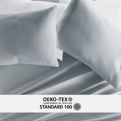 Solid Cotton Pillowcase 2 Piece Set
