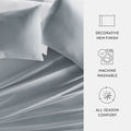 Solid Cotton Pillowcase 2 Piece Set