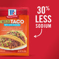 Mccormick 30% Less Sodium Mild Taco Seasoning Mix, 1 Oz Envelope