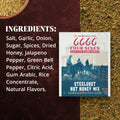 Four Sixes Steeldust Hot Honey Mix, Texas Style with a Hint of Jalapeno, 1.25 Oz Packet