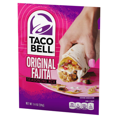 Taco Bell Original Fajita Seasoning Mix, 1.4 Oz Packet