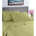 Fresh Home 1000 Thread Count Egyptian Quality Cotton Deep Pocket Dobby Stripe Sheet Set