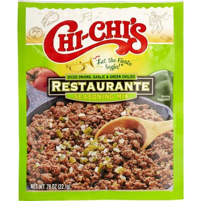 CHI-CHI'S Restaurante Seasonings Mix, 0.78 Oz Plastic Pouch