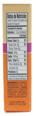 (8 Pack) Goya Coriander & Annatto Seasoning - Sazon Culantro Y Achiote