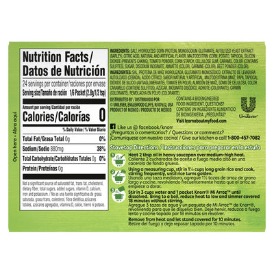 Knorr Rojo Red Rice Seasoning Mix, 2.39 Oz 4 Count