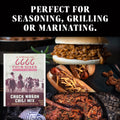 Four Sixes Chuck Wagon Chili Mix, Texas Style Seasoning Blend with a Hint of Heat, 1.25 Oz Packet