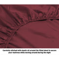 Fresh Home 1000 Thread Count Egyptian Quality Cotton Deep Pocket Dobby Stripe Sheet Set