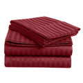 Fresh Home 1000 Thread Count Egyptian Quality Cotton Deep Pocket Dobby Stripe Sheet Set